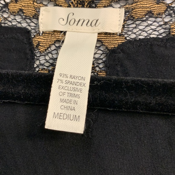 NWOT SOMA Sleep Top - Picture 3 of 4